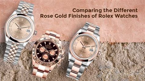 rose gouden rolex|Comparing the Different Rose Gold Finishes of Rolex Watches.